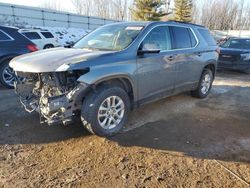 Salvage cars for sale at Davison, MI auction: 2019 Chevrolet Traverse LT