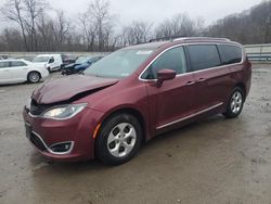 Salvage cars for sale at Ellwood City, PA auction: 2017 Chrysler Pacifica Touring L Plus