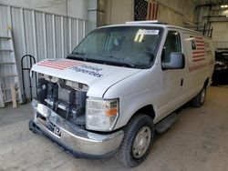 Salvage cars for sale at Mcfarland, WI auction: 2012 Ford Econoline E350 Super Duty Wagon