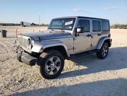 Jeep salvage cars for sale: 2017 Jeep Wrangler Unlimited Sahara