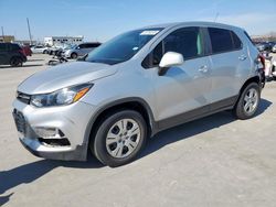 Salvage cars for sale at Grand Prairie, TX auction: 2018 Chevrolet Trax LS