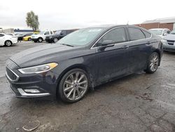 Salvage cars for sale at North Las Vegas, NV auction: 2017 Ford Fusion Titanium