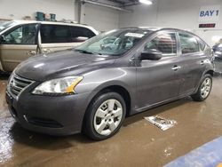 Salvage cars for sale at Elgin, IL auction: 2014 Nissan Sentra S