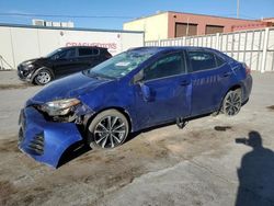 Salvage cars for sale at Anthony, TX auction: 2017 Toyota Corolla L