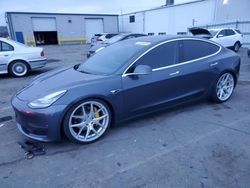 Salvage cars for sale at Vallejo, CA auction: 2017 Tesla Model 3