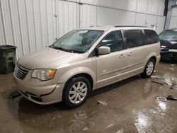 Salvage cars for sale at Franklin, WI auction: 2014 Chrysler Town & Country Touring