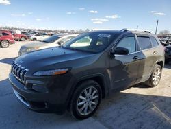 Salvage cars for sale at Sikeston, MO auction: 2015 Jeep Cherokee Limited