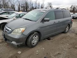 Salvage cars for sale at Baltimore, MD auction: 2007 Honda Odyssey EXL