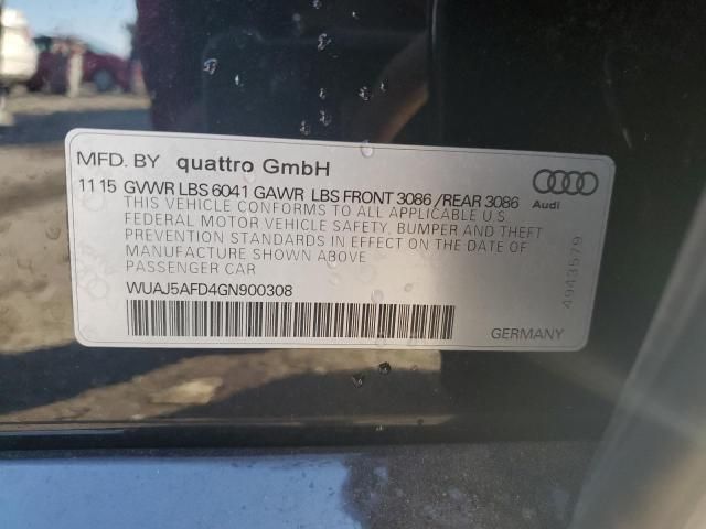 2016 Audi S8 Plus Quattro