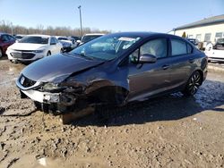 Salvage cars for sale from Copart Louisville, KY: 2014 Honda Civic EXL