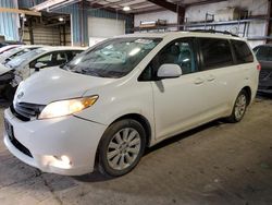 Salvage cars for sale at Eldridge, IA auction: 2011 Toyota Sienna XLE