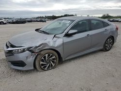 Salvage cars for sale at West Palm Beach, FL auction: 2016 Honda Civic EX