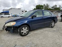 Salvage cars for sale at Opa Locka, FL auction: 2005 Toyota Corolla CE