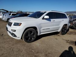 Salvage cars for sale at San Martin, CA auction: 2015 Jeep Grand Cherokee Overland