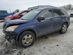 Salvage cars for sale at Wayland, MI auction: 2007 Honda CR-V LX