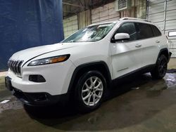 Salvage cars for sale from Copart Woodhaven, MI: 2017 Jeep Cherokee Latitude