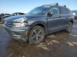 Salvage cars for sale at Woodhaven, MI auction: 2018 Volkswagen Tiguan SE