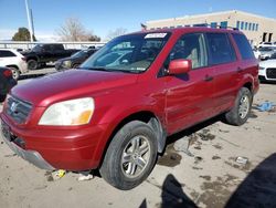 Salvage cars for sale at Littleton, CO auction: 2005 Honda Pilot EXL