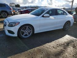 Salvage cars for sale at San Martin, CA auction: 2015 Mercedes-Benz C300