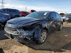 Salvage cars for sale at Elgin, IL auction: 2020 Ford Fusion SE