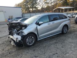 Salvage cars for sale at Austell, GA auction: 2024 Toyota Sienna XLE