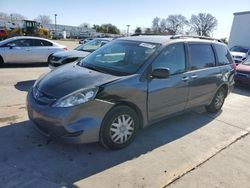 Salvage cars for sale at Sacramento, CA auction: 2008 Toyota Sienna CE