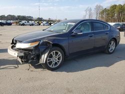 Salvage cars for sale from Copart Dunn, NC: 2009 Acura TL