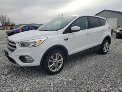 Salvage cars for sale at Barberton, OH auction: 2017 Ford Escape SE