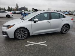 Salvage cars for sale from Copart Rancho Cucamonga, CA: 2020 Toyota Corolla SE