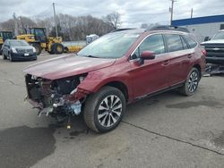 Salvage cars for sale at Ham Lake, MN auction: 2017 Subaru Outback 3.6R Limited