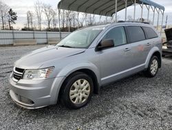 Salvage cars for sale at Spartanburg, SC auction: 2018 Dodge Journey SE