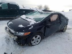 Salvage cars for sale at Montreal Est, QC auction: 2009 Honda Civic LX