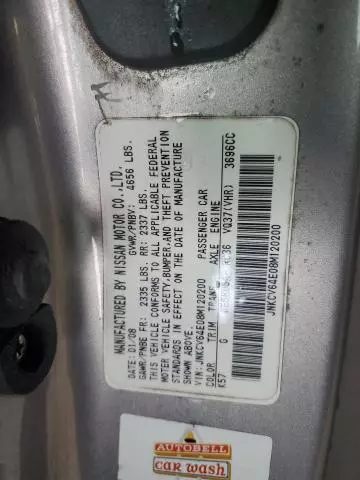 2008 Infiniti G37 Base