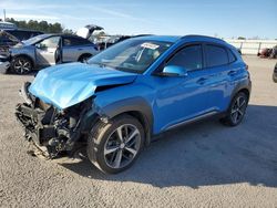 Salvage cars for sale at Harleyville, SC auction: 2019 Hyundai Kona Ultimate