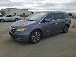 Salvage cars for sale at Martinez, CA auction: 2014 Honda Odyssey Touring