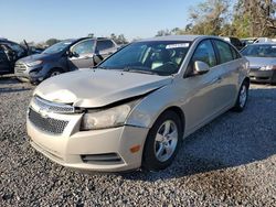 Salvage cars for sale at Riverview, FL auction: 2011 Chevrolet Cruze LT