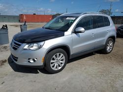 Salvage cars for sale at Homestead, FL auction: 2009 Volkswagen Tiguan SE