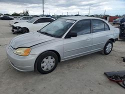 Salvage cars for sale at Homestead, FL auction: 2003 Honda Civic LX