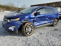 Salvage cars for sale at Cartersville, GA auction: 2015 Ford Edge Titanium