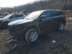 Salvage cars for sale at Baltimore, MD auction: 2015 Toyota Highlander LE