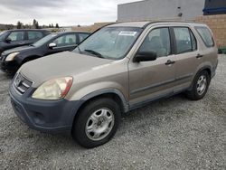 Salvage cars for sale at Mentone, CA auction: 2005 Honda CR-V LX