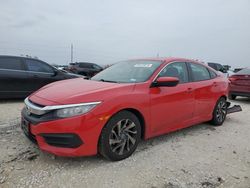 Vehiculos salvage en venta de Copart Taylor, TX: 2017 Honda Civic EX