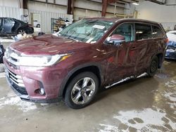 Toyota Highlander Vehiculos salvage en venta: 2019 Toyota Highlander Limited