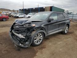 Salvage cars for sale at Colorado Springs, CO auction: 2020 Ford Explorer XLT