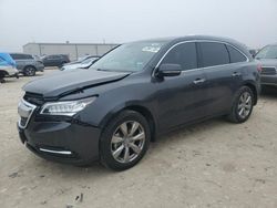 Salvage cars for sale at Haslet, TX auction: 2015 Acura MDX Advance