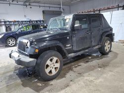 Jeep salvage cars for sale: 2008 Jeep Wrangler Unlimited Sahara