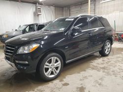 Salvage cars for sale at York Haven, PA auction: 2012 Mercedes-Benz ML 350 4matic