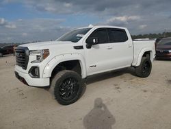 Salvage cars for sale at Houston, TX auction: 2022 GMC Sierra Limited K1500 AT4