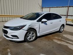 Salvage cars for sale at Haslet, TX auction: 2017 Chevrolet Cruze LT