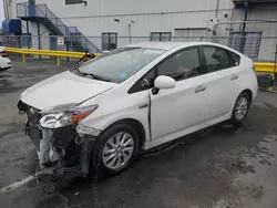 Salvage cars for sale from Copart Vallejo, CA: 2015 Toyota Prius PLUG-IN